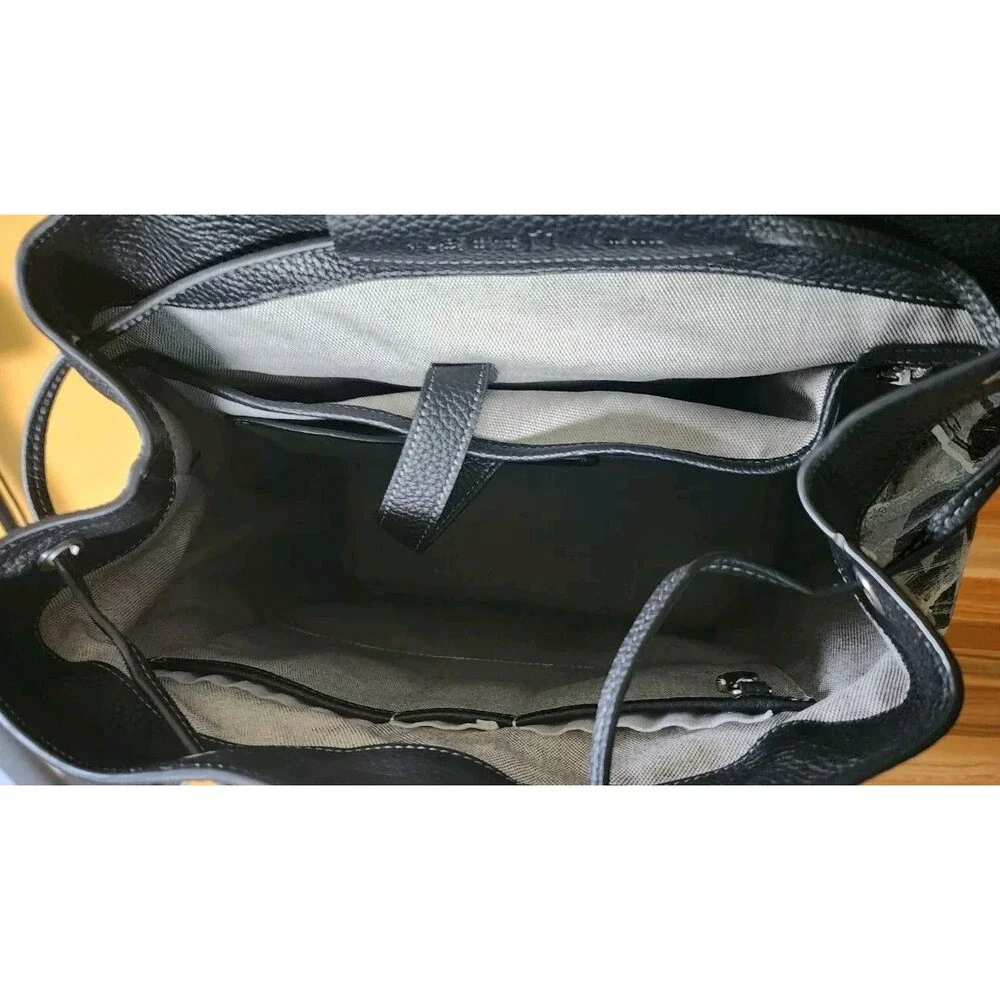 COACH MINT + SERF CARRIAGE BACKPACK Black Multicolor Graffiti Unisex CD676 NWT